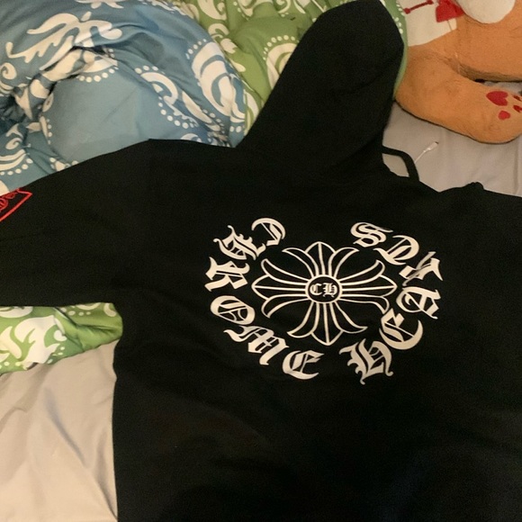 Chrome hearts hoodie black and red - Picture 1 of 4